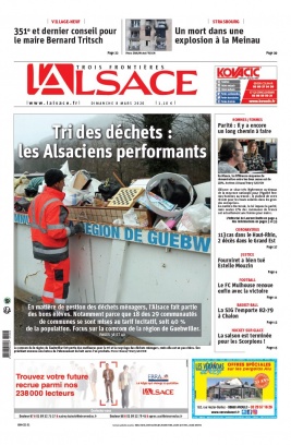 L'Alsace N°20200308 du 08 mars 2020 à télécharger sur iPad
