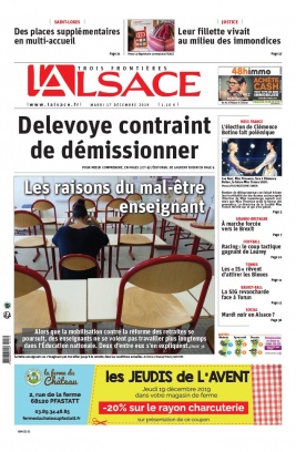 L'Alsace N°20191217 du 17 décembre 2019 à télécharger sur iPad
