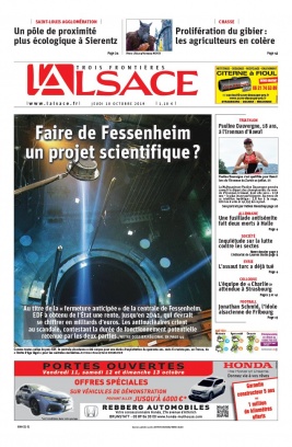 L'Alsace N°20191010 du 10 octobre 2019 à télécharger sur iPad