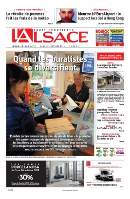 L'Alsace N°20191005 du 05 octobre 2019 à télécharger sur iPad