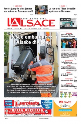 L'Alsace N°20190919 du 19 septembre 2019 à télécharger sur iPad