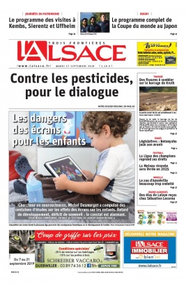 L'Alsace N°20190917 du 17 septembre 2019 à télécharger sur iPad