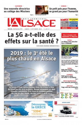 L'Alsace N°20190907 du 07 septembre 2019 à télécharger sur iPad