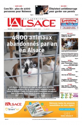 L'Alsace N°20190804 du 04 août 2019 à télécharger sur iPad
