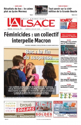 L'Alsace N°20190706 du 06 juillet 2019 à télécharger sur iPad