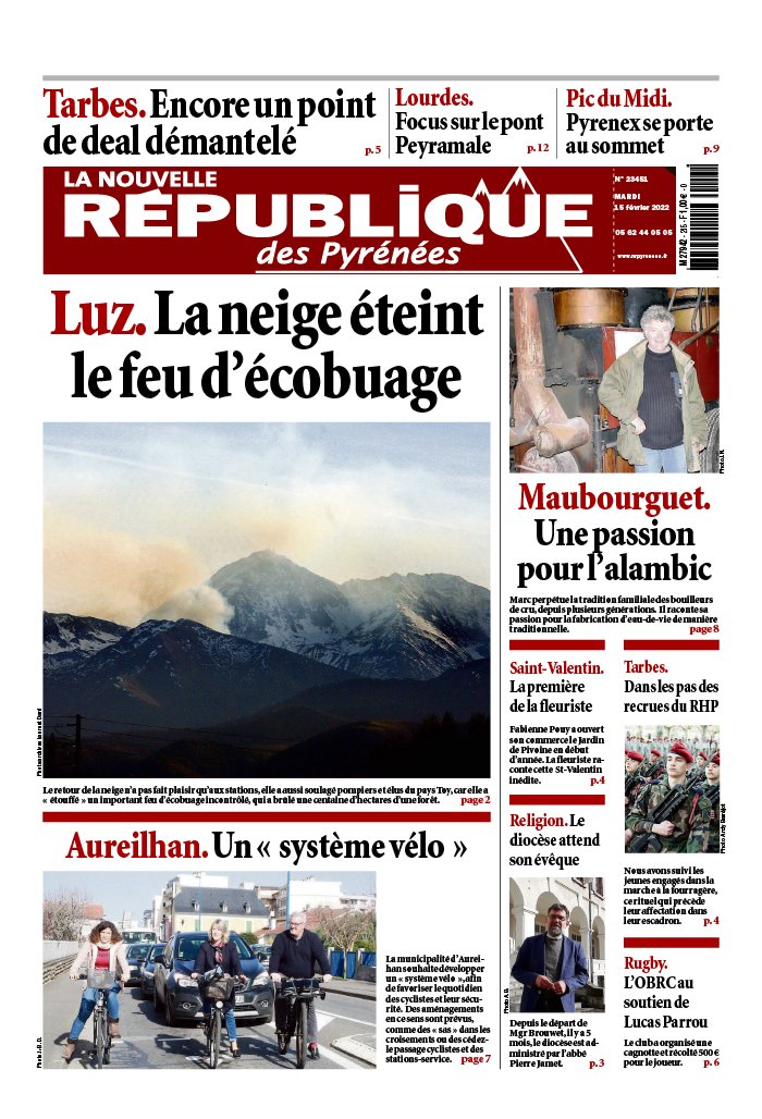 La Nouvelle République Des Pyrénées N°20220215 Du 15 Février 2022 à ...