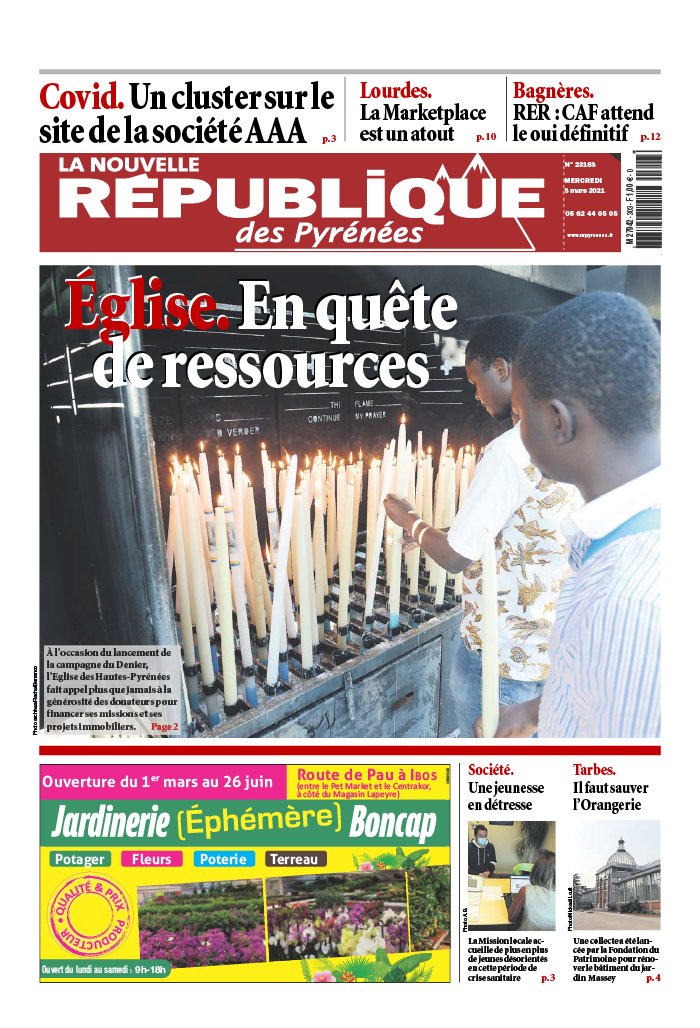 La Nouvelle République des Pyrénées 03 mars 2021 La Nouvelle République des Pyrénées du 03 mars 2021