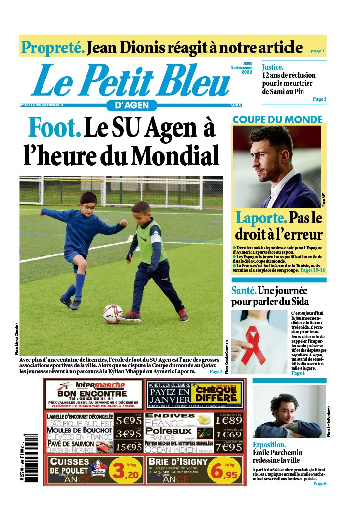 Le Petit Bleu d'Agen N°20220515 du 15 mai 2022 à télécharger sur iPad