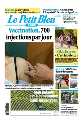 Le Petit Bleu d'Agen 16 avril 2021 Le Petit Bleu d'Agen N°20210416 du 16 avril 2021 à télécharger sur iPad