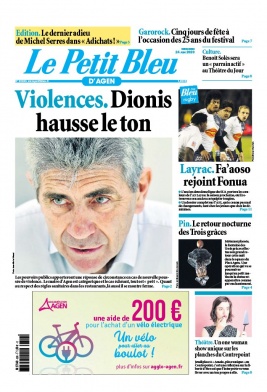 Le Petit Bleu d'Agen 24 juin 2020 Le Petit Bleu d'Agen N°20200624 du 24 juin 2020 à télécharger sur iPad