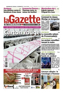Lisez La Gazette du Comminges du 01 mai 2024 sur ePresse.fr