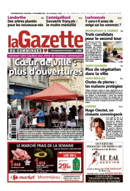 Lisez La Gazette du Comminges du 29 novembre 2023 sur ePresse.fr