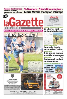 La Gazette du Comminges N°722 du 13 octobre 2021 à télécharger sur iPad