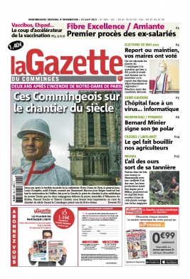 La Gazette du Comminges N°696 du 14 avril 2021 à télécharger sur iPad