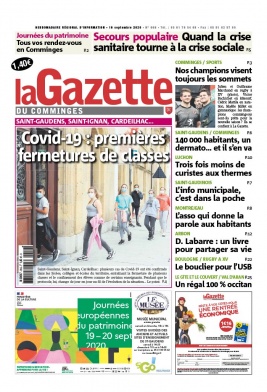 La Gazette du Comminges N°666 du 16 septembre 2020 à télécharger sur iPad