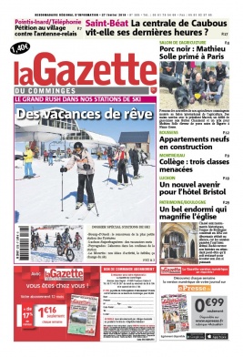 La Gazette du Comminges N°585 du 27 février 2019 à télécharger sur iPad
