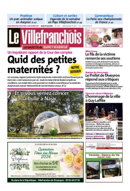 Le Villefranchois N°2311 du 23 mai 2024 à télécharger sur iPad