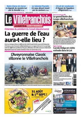 Le Villefranchois N°2062 du 22 août 2019 à télécharger sur iPad