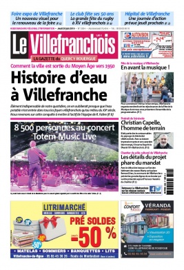 Le Villefranchois N°2053 du 20 juin 2019 à télécharger sur iPad