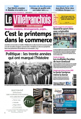 Le Villefranchois N°2047 du 02 mai 2019 à télécharger sur iPad