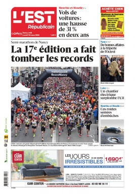 Republicain L'Est Républicain N°20240318 du 18 mars 2024 à télécharger sur iPad