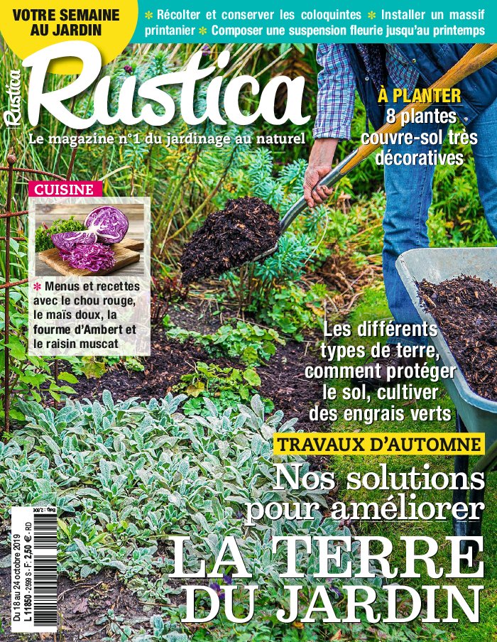 Rustica 18 octobre 2019 Abonnement Rustica Pas Cher avec le BOUQUET À LA CARTE ePresse.fr