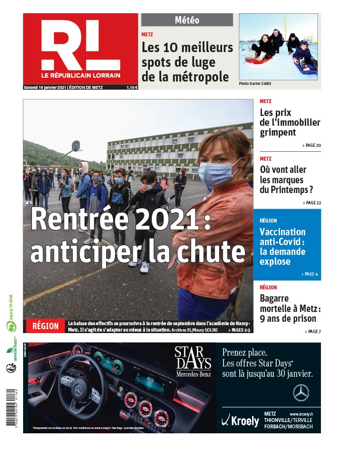 Le Républicain Lorrain Jarny Rupt De Mad