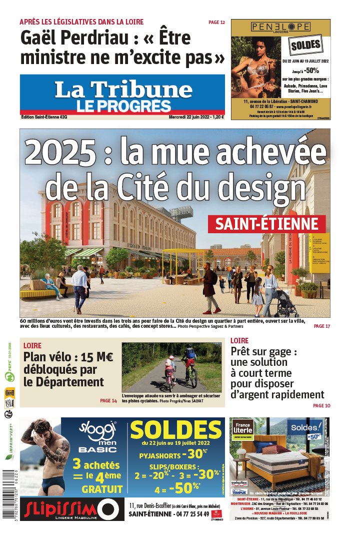 Le Progrès N°20220622 du 22 juin 2022 à télécharger sur iPad