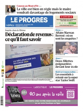 Lisez Le Progrès - Ouest Lyonnais et Val de Saône du 19 avril 2024 sur ePresse.fr