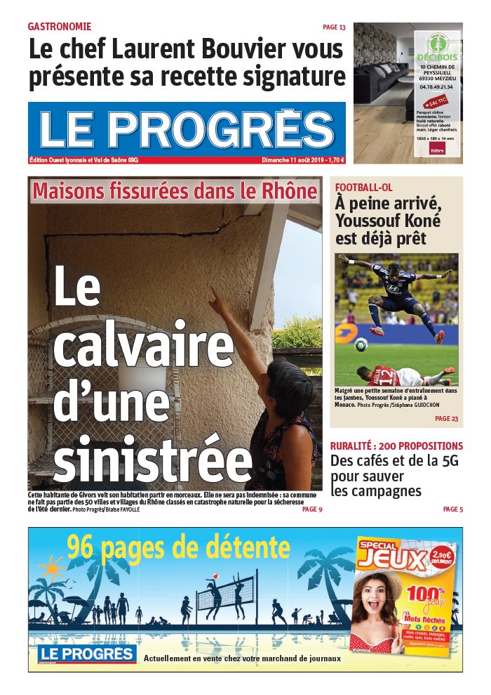 Le Progrès N°20190811 du 11 août 2019 à télécharger sur iPad