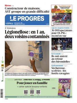 Lisez Le Progrès - Est Lyonnais du 20 avril 2024 sur ePresse.fr