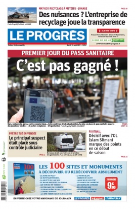 Le Progrès N°20210810 du 10 août 2021 à télécharger sur iPad