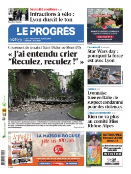 Lisez Le Progrès - Lyon - Villeurbanne - Caluire du 04 mai 2024 sur ePresse.fr