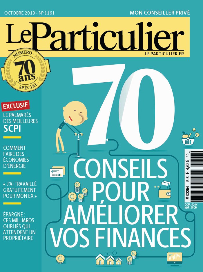 Le Particulier 01 octobre 2019 Abonnement Le Particulier Pas Cher avec le BOUQUET À LA CARTE ePresse.fr