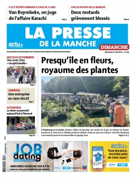 Lisez La Presse de la Manche Dimanche du 12 mai 2024 sur ePresse.fr