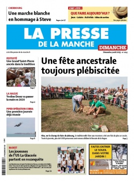 La Presse de la Manche Dimanche N°1643 du 04 août 2019 à télécharger sur iPad