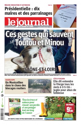Le Journal de Saône et Loire N°20211122 du 22 novembre 2021 à télécharger sur iPad