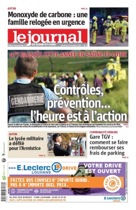 Le Journal de Saône et Loire N°20211112 du 12 novembre 2021 à télécharger sur iPad