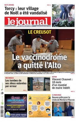 Le Journal de Saône et Loire N°20211103 du 03 novembre 2021 à télécharger sur iPad