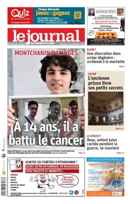 Le Journal de Saône et Loire N°20211031 du 31 octobre 2021 à télécharger sur iPad