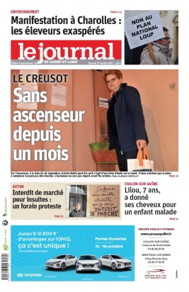 Le Journal de Saône et Loire N°20211016 du 16 octobre 2021 à télécharger sur iPad
