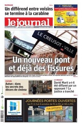 Le Journal de Saône et Loire N°20211002 du 02 octobre 2021 à télécharger sur iPad