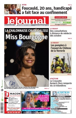Le Journal de Saône et Loire N°20210927 du 27 septembre 2021 à télécharger sur iPad