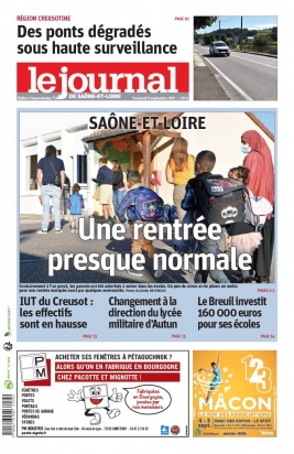 Le Journal de Saône et Loire N°20210903 du 03 septembre 2021 à télécharger sur iPad