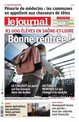 Le Journal de Saône et Loire N°20210902 du 02 septembre 2021 à télécharger sur iPad