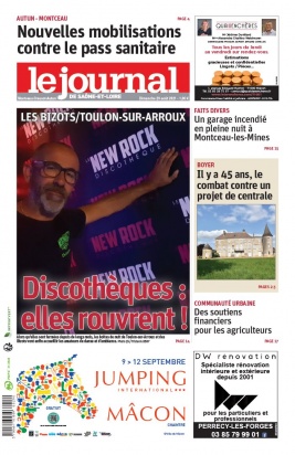 Le Journal de Saône et Loire N°20210829 du 29 août 2021 à télécharger sur iPad
