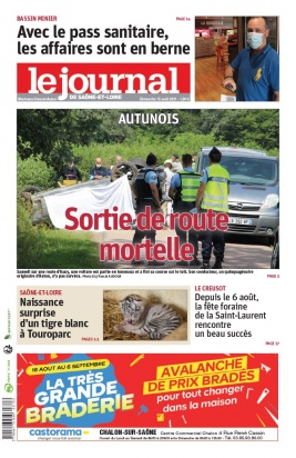 Le Journal de Saône et Loire N°20210815 du 15 août 2021 à télécharger sur iPad
