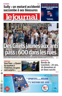 Le Journal de Saône et Loire N°20210801 du 01 août 2021 à télécharger sur iPad