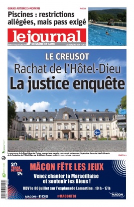 Le Journal de Saône et Loire N°20210726 du 26 juillet 2021 à télécharger sur iPad