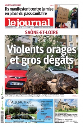 Le Journal de Saône et Loire N°20210725 du 25 juillet 2021 à télécharger sur iPad